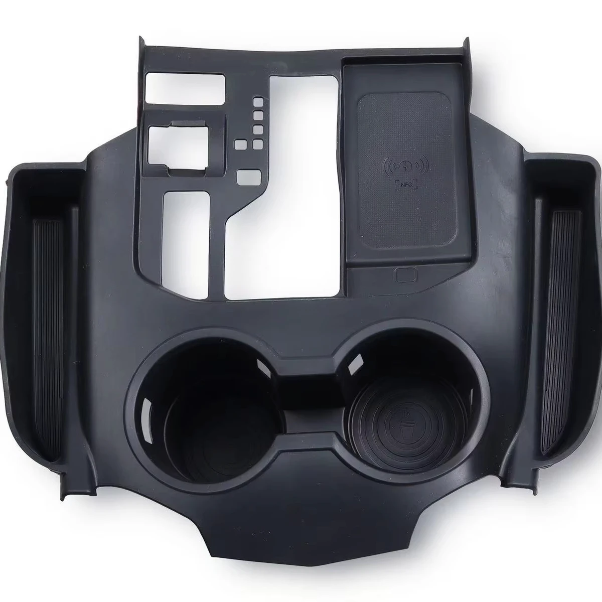 Factory Price High Quality  Car Accessories  Silicone Central Control Storage Box with Cup Holder for toyota Land Cruiser 300