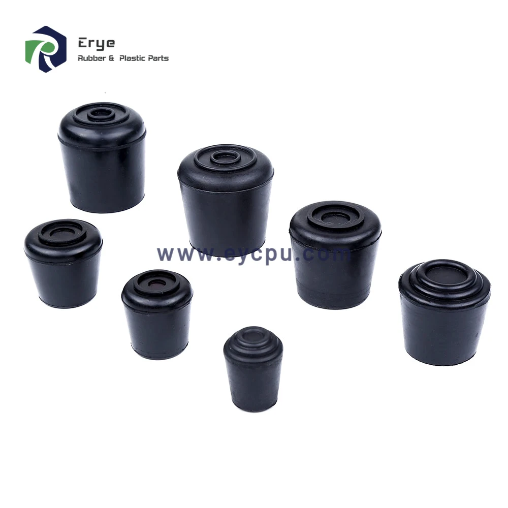 Custom Injection Molded Rubber Parts Durable Anti-Slip Rubber Ladder Feet