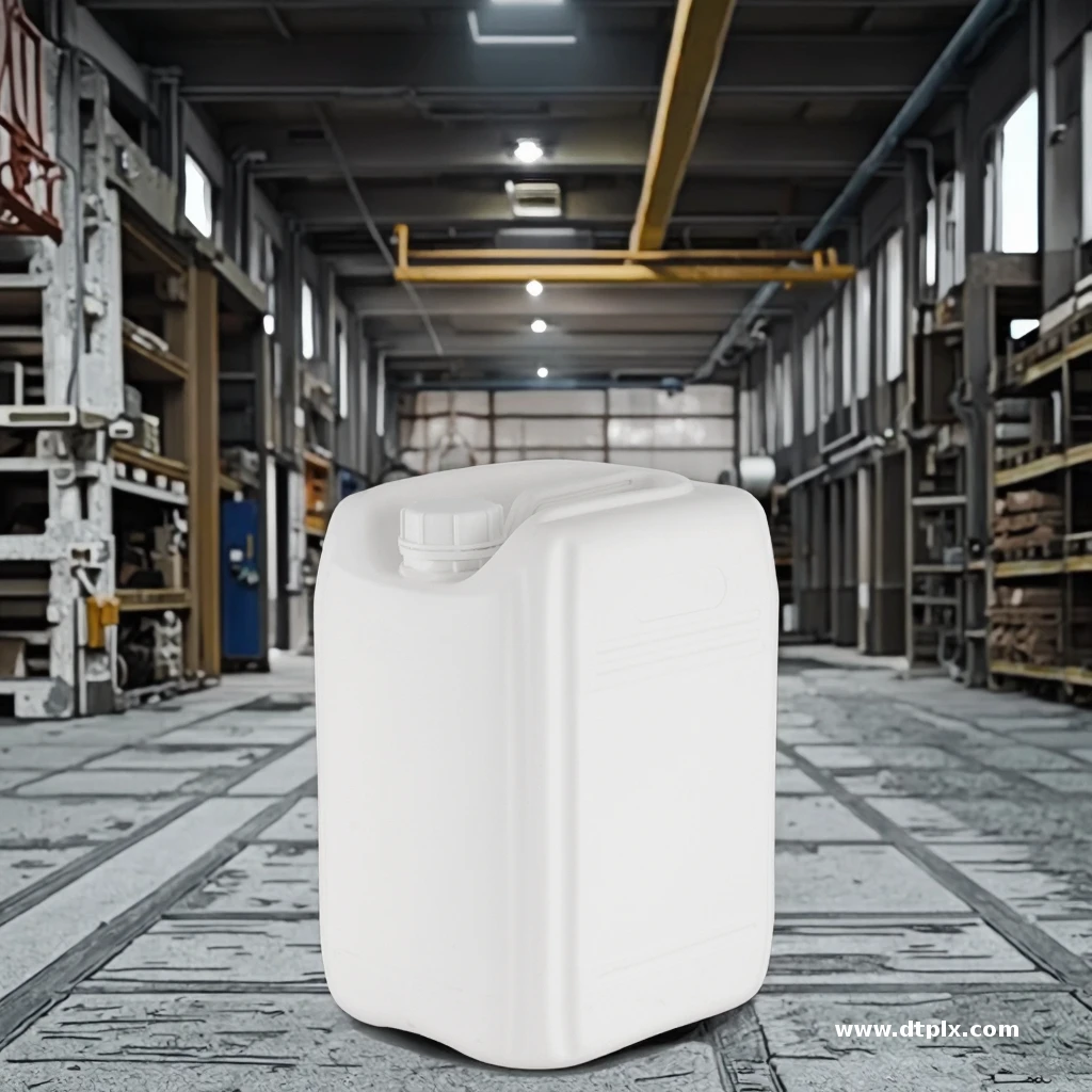 20L Stackable HDPE Plastic Drum with Handle Heavy Duty Leakproof Container for Chemicals Detergents & Water Storage