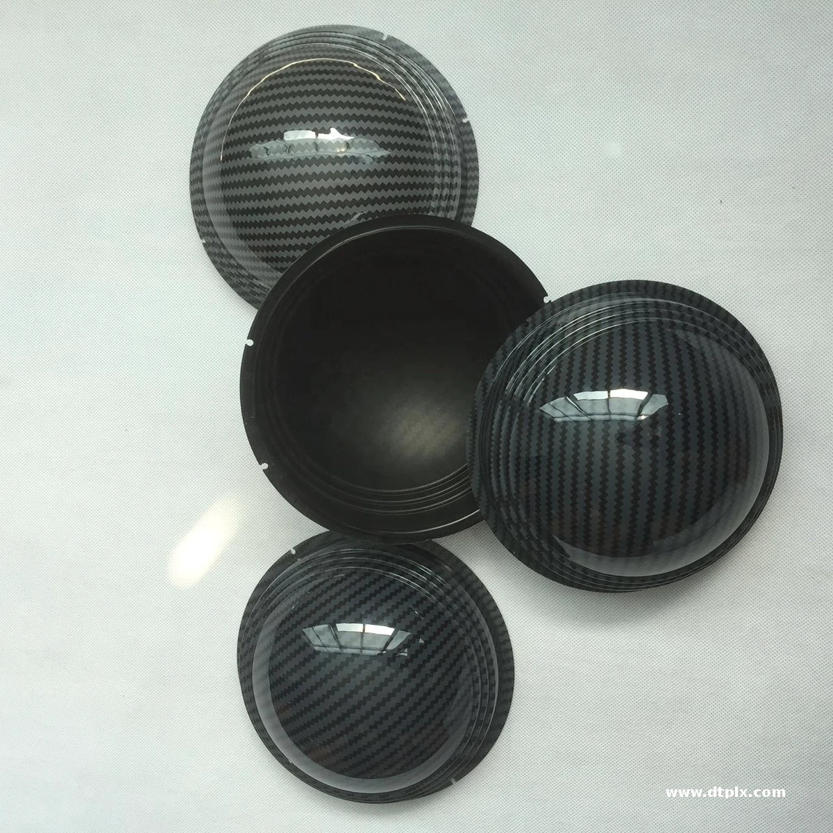 Custom Chrome Plating Vacuum Formed Plastic Car Hood Dental Lab Heater Covers for Thermoforming