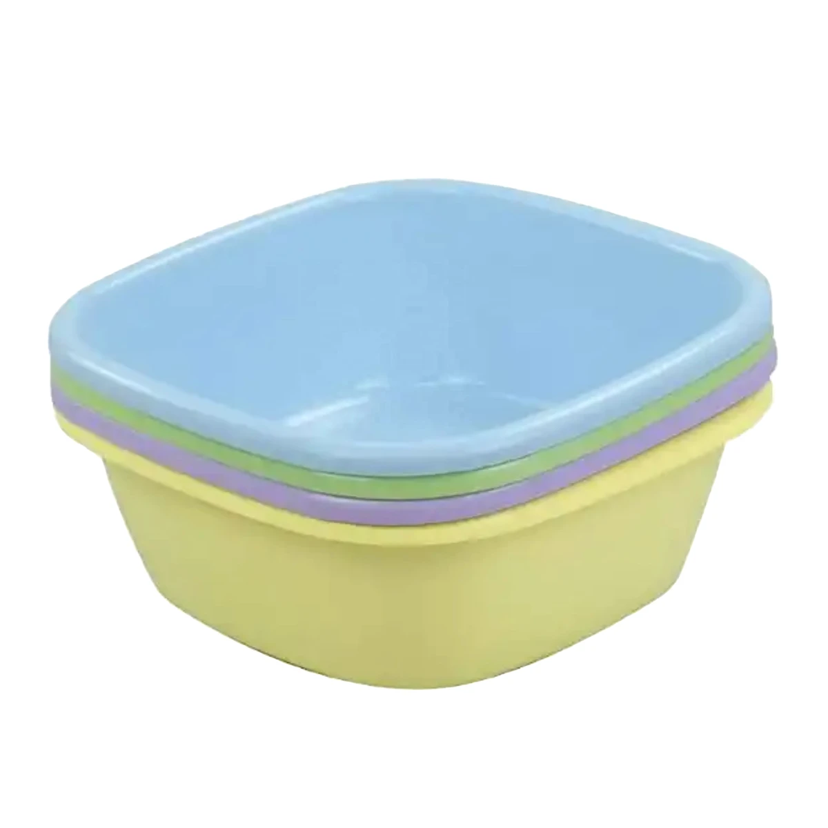 Home and Kitchen Multi Color Vacuum Formed Plastic Basin for Household Use