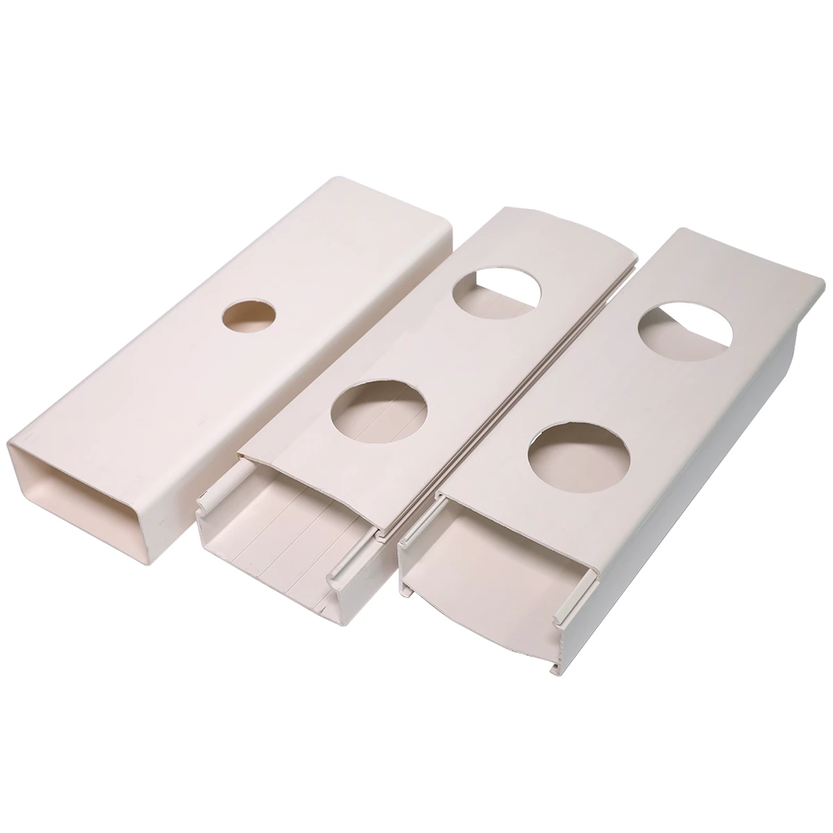 100*50mm NFT Hydroponic Rectangular Gutter Pvc Channel Grow System for Lettuce Strawberry