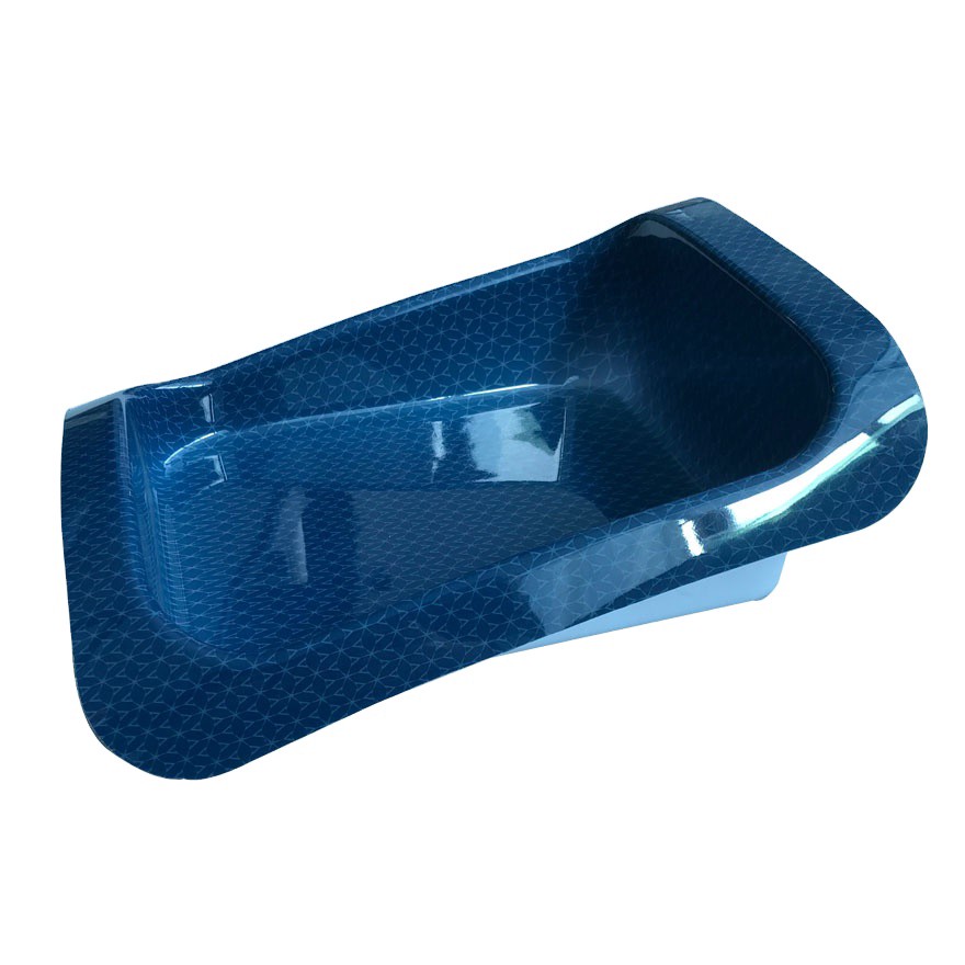 Durable Black PE Outdoor Shower Box Tub Customized Design by Vacuum Forming Mold Factory Direct Plastic Product