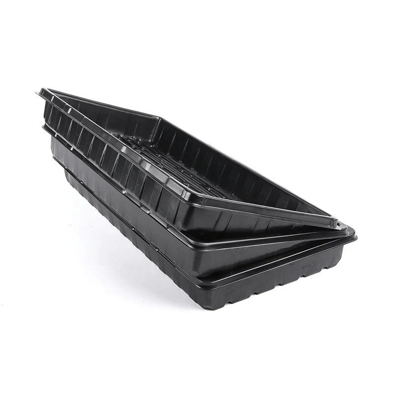 Wholesale No Holes Seedling Trays PVC/PS High Quality Factory Price for Planting Seeding