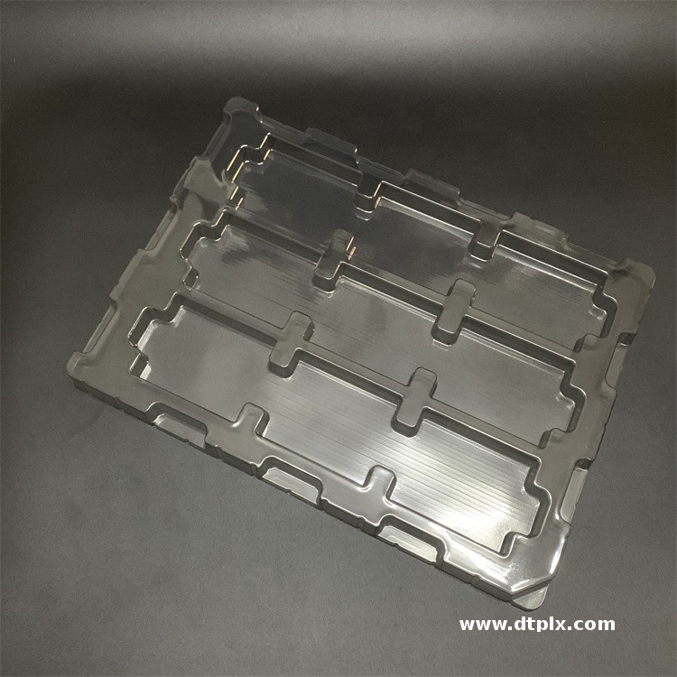 OEM Custom Clear Lid and Green Base PET Disposable Plastic Blister Tray Packaging for Mobile Phone & Camera