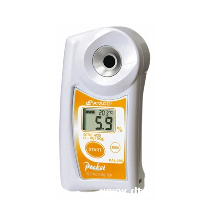 Optical Instrument PAL-29S Atago Portable Digital Citric Acid Refractometer / Citric Acid Concentration Meter for Food, Beverage