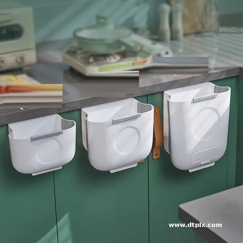 2024 Hot Sales Custom Folding Trash Can Classified Trash Garbage Creative Household Use Garbage Bin