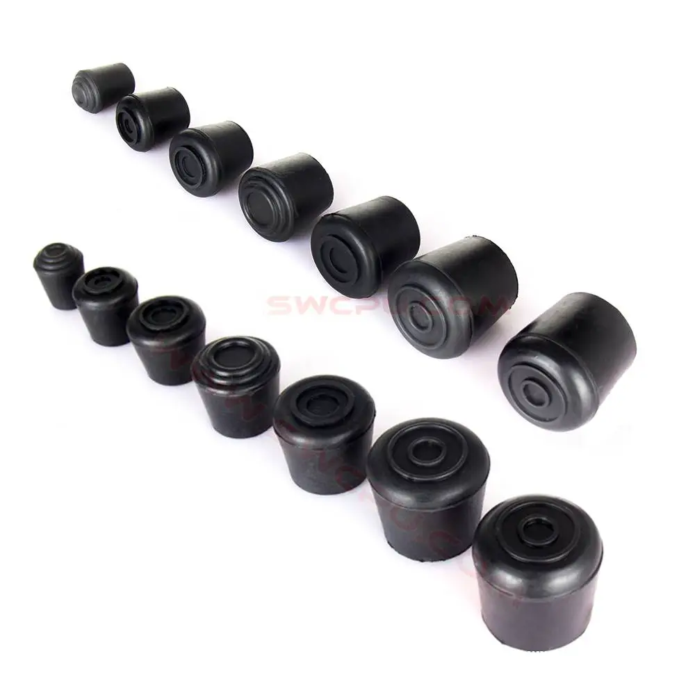 High Quality Furniture Accessory Leg Protector Rubber Screw Feet Non-slip Rubber Feet