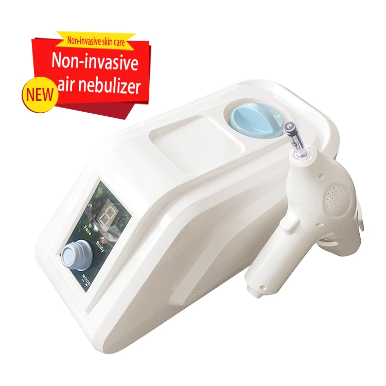 Non-invasive Beauty Device Air Nebulising Gun Ultrasonic Frequency Deeply Nourishes Skin air Nebulizer Machine
