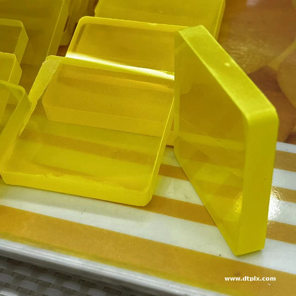 Yttrium Aluminum GarnetFluorescent Yellow  YAG  Artificial Gem Rough Stone