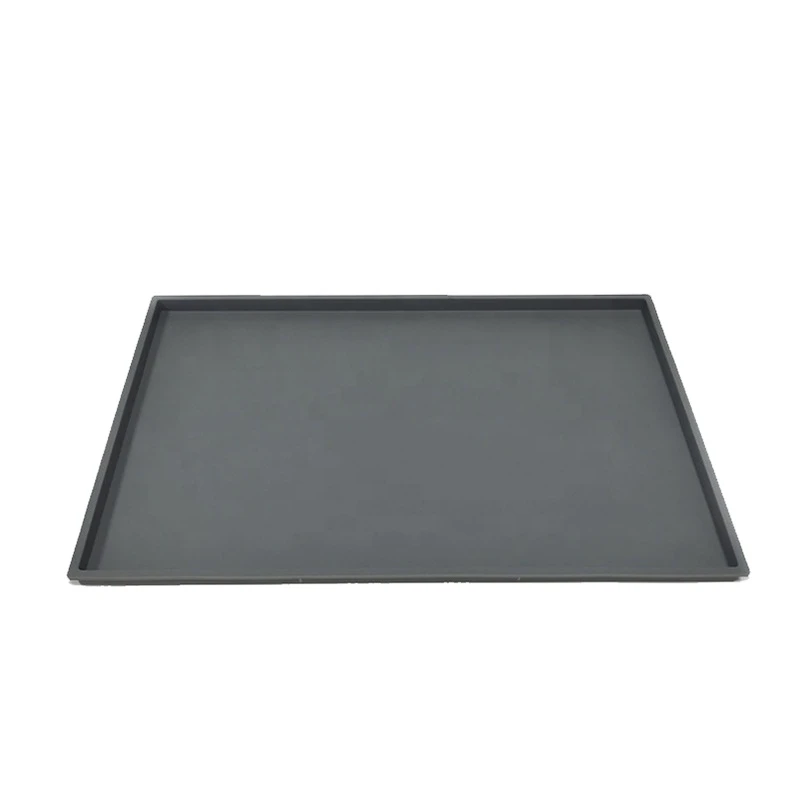 Trending Products 2025 New Arrivals Rectangle Waterproof Pet Feeding Mats with High Lips