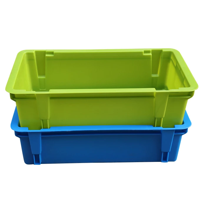 100% Virgin PP Stackable  Nestable Box Storage Boxes Plastic Storage Crate  For Transport Container