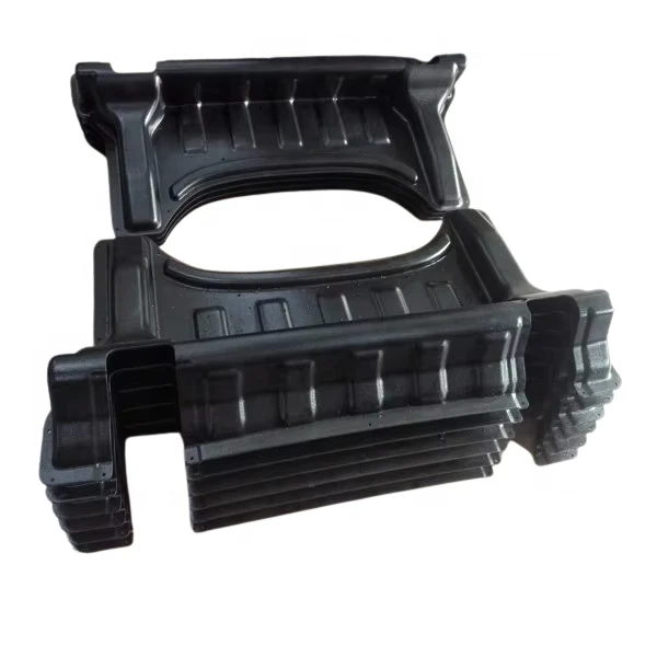 Custom Black Plastic Vacuum Formed Component for Heavy Duty Industrial Equipment Housing