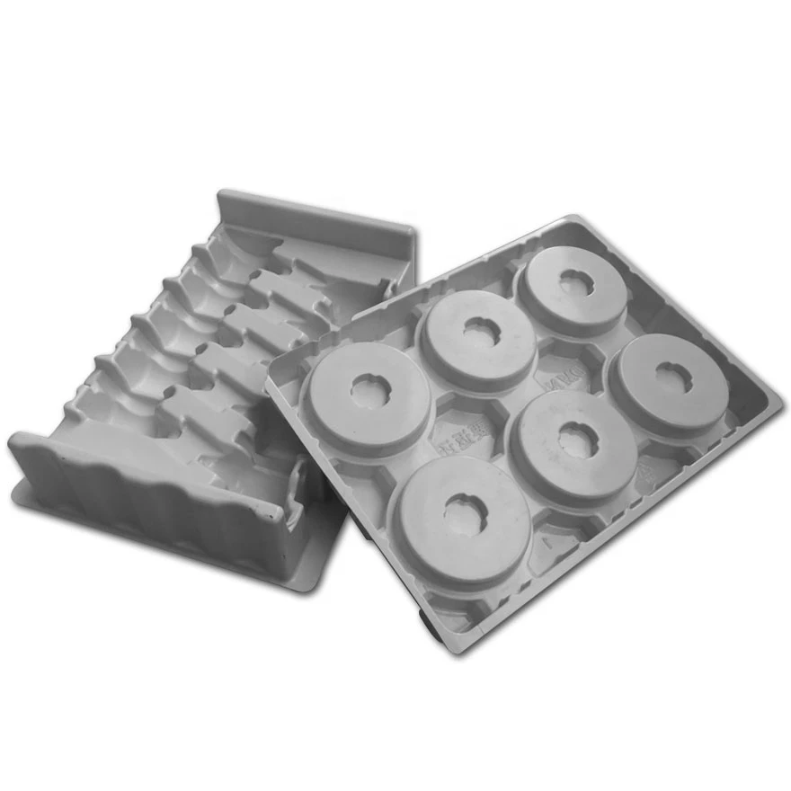 Customized Golden PET Plastic Blister Tray Box Plastic Trays Packaging Vacuum Formed Offset Printing Customized Plastic Products