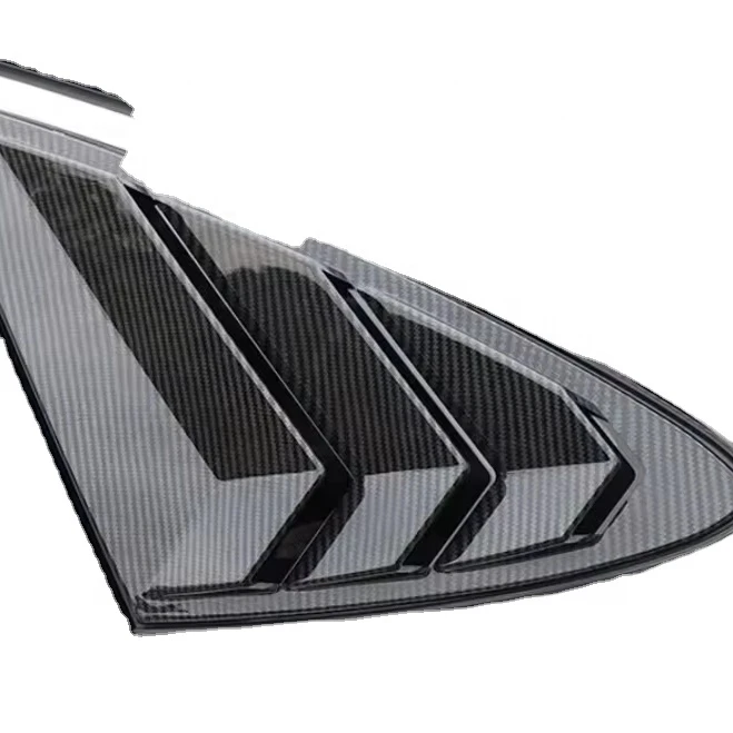 Custom Auto Parts Vacuum Formed Back Window Scoop Louver Cover for Car Rear Louvers