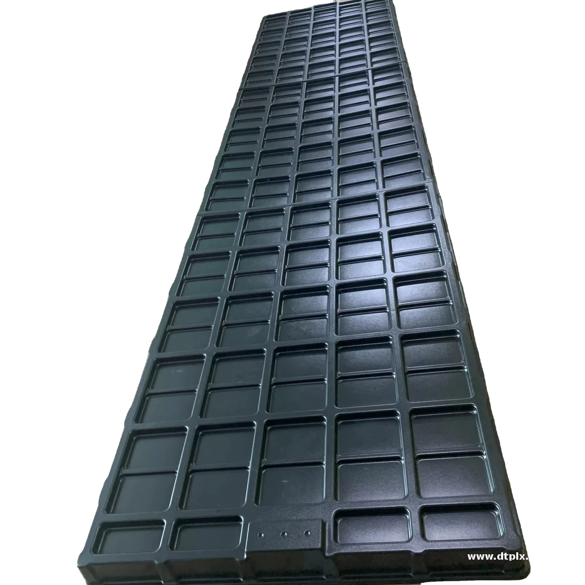 Custom Engineered High-Density Plastic Vacuum Formed Grid Panel for Industrial Storage and Equipment Integration