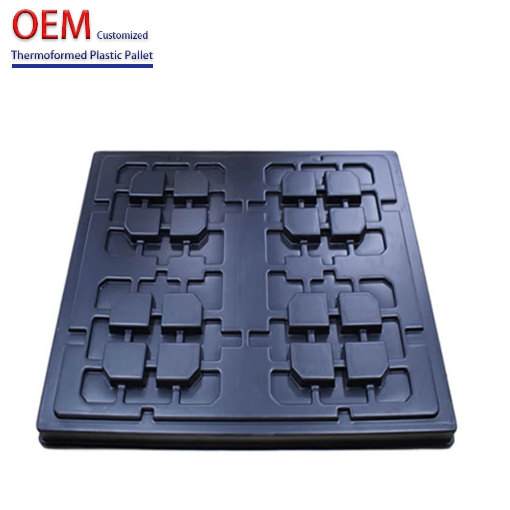 2023 Custom  Thermoforming HDPE Plastic Tray Thick Vacuum Forming Plastic Pallet