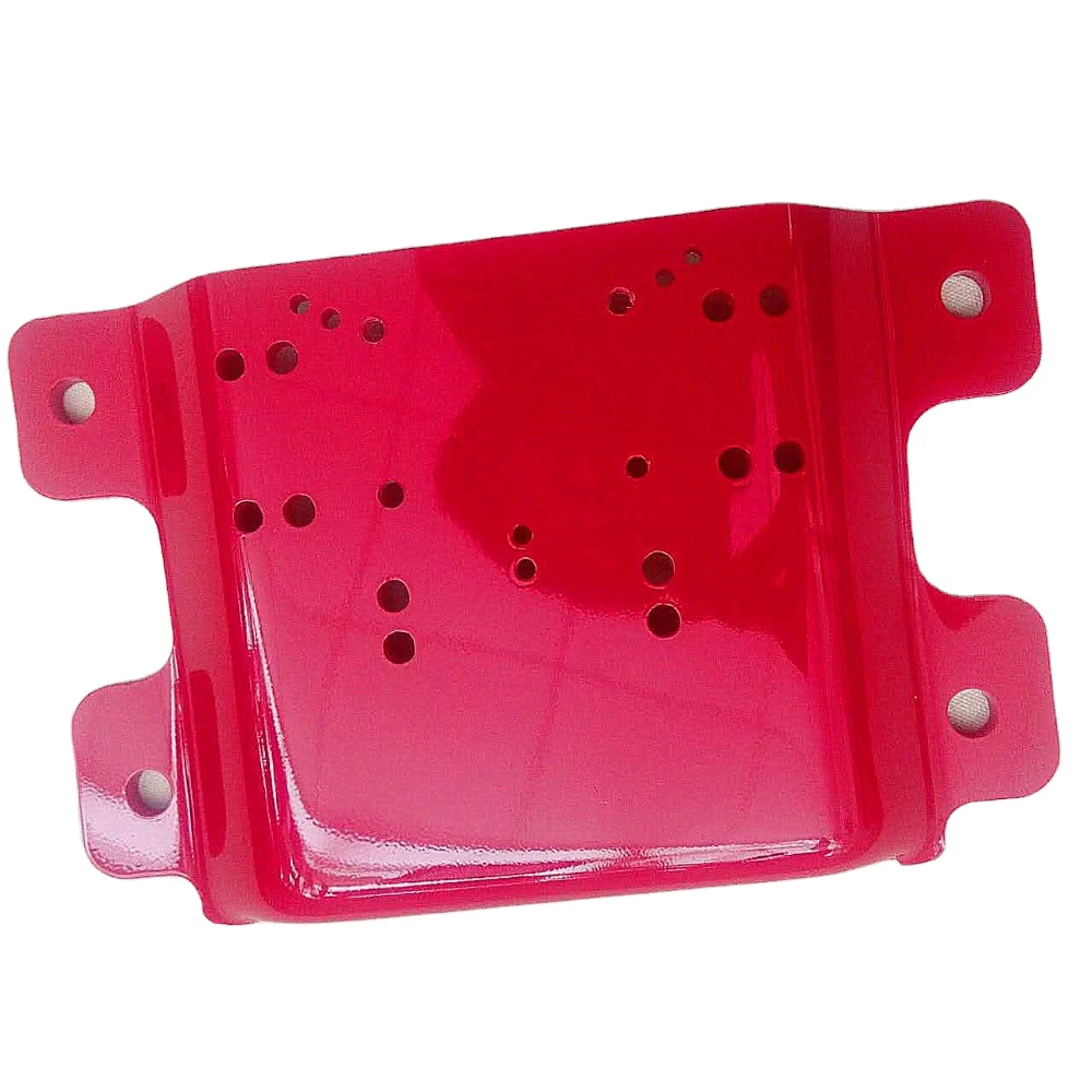 Customized ABS Glossy Plastic Product with Red Chrome Plating Vacuum Forming for Display Windows