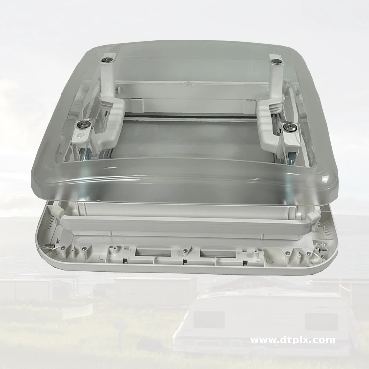 High Quality 400*400mm Acrylic Glass RV Skylight Accessories for Trailer Roof Window Caravan Car Windows