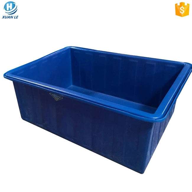 Commercial PE Plastic Hydroponics Fish Farm tank for Aquaponics Growing