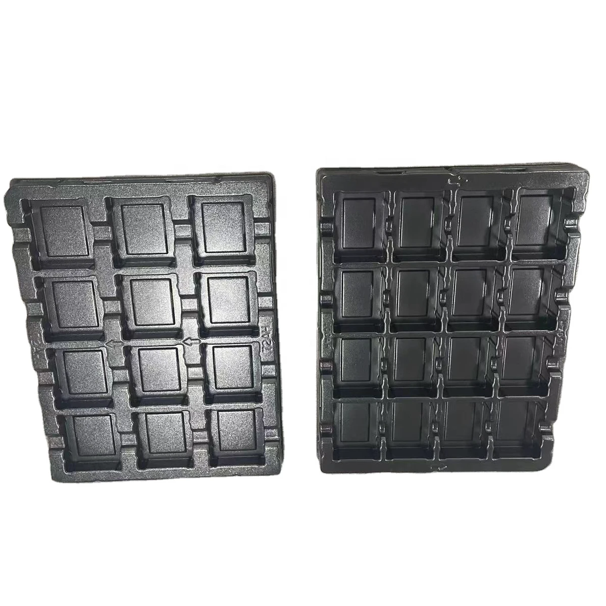 OEM Vacuum Formed Plastic Turnover Trays Thermoforming Electronic Component Plastic Tray Premium Plastic Products