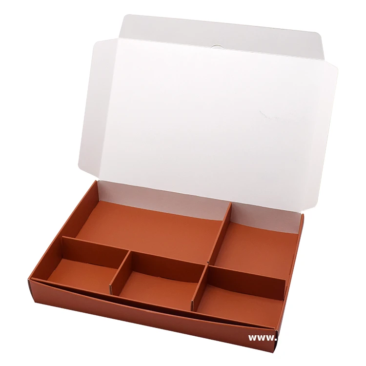 Food Grade Paper Sushi Takeaway Container Packaging Custom Printing Disposable Paper Sushi to Go Box With Divider Paper