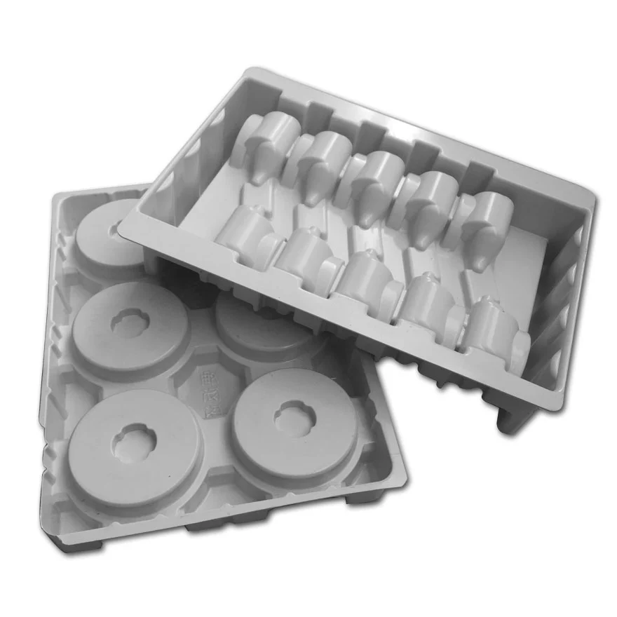 Custom Vacuum Formed Acrylic Plastic Compartment Tray Premium Plastic Plates & Bowls Packaging