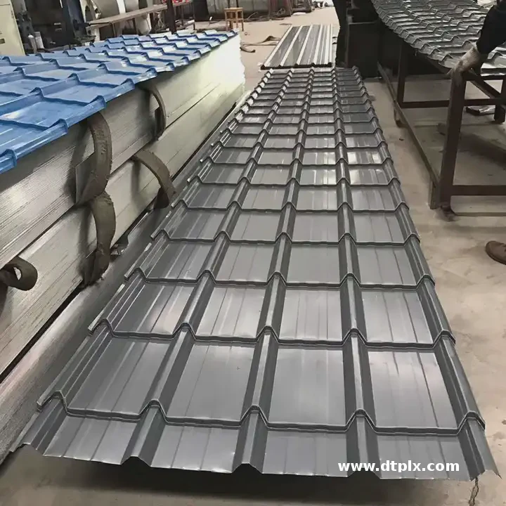 High Quality Corrugated Metal Roofing 14 Gauge 0.45mm Zinc Roof Galvanized Steel Sheet