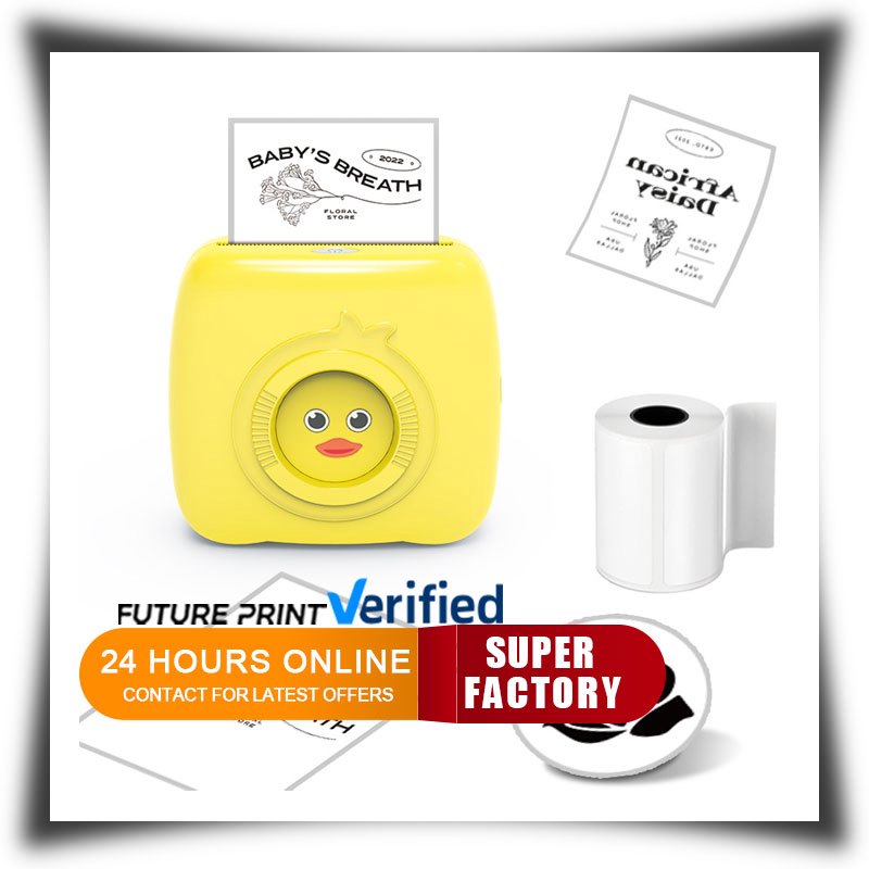 P1 Mini Thermal Printing Barcode Machine Maker Roll Barcode Thermal Label Printer