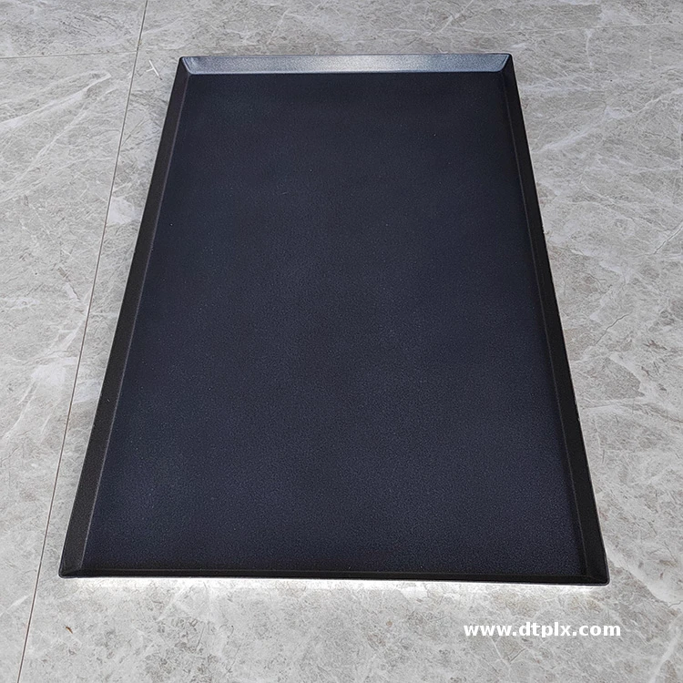 Commercial Grade 600x400x20mm Sharp Corner 1.5mm Aluminium Sheet Pan Cookie Baking Tray