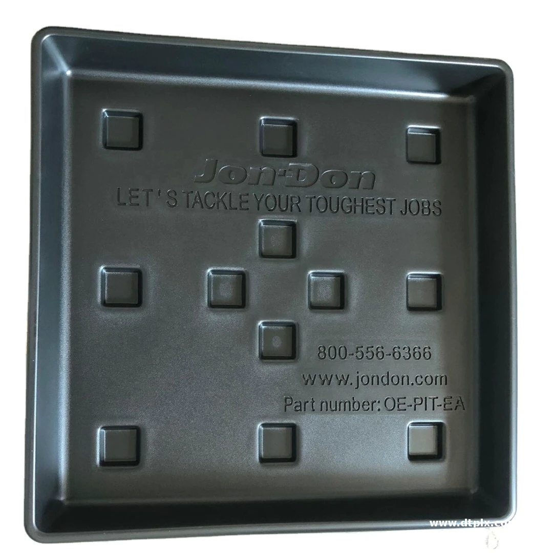 Customized ABS Sheet Vacuum Forming Black Shell Custom Thermoforming Enclosure Cover Housing OEM ODM Blister Tray Plastic Part