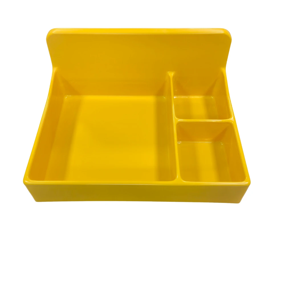 Custom Multi Section Plastic Vacuum Formed Snack Organizer for Home Kitchen and Commercial Use