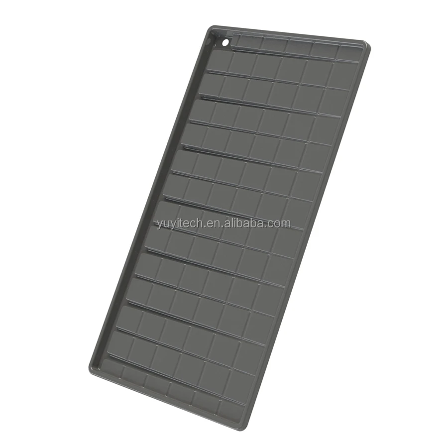 Custom Large Sloped Self Drain 4x8 ABS Plastic Greenhouse Shelf Trays for Growing Plants