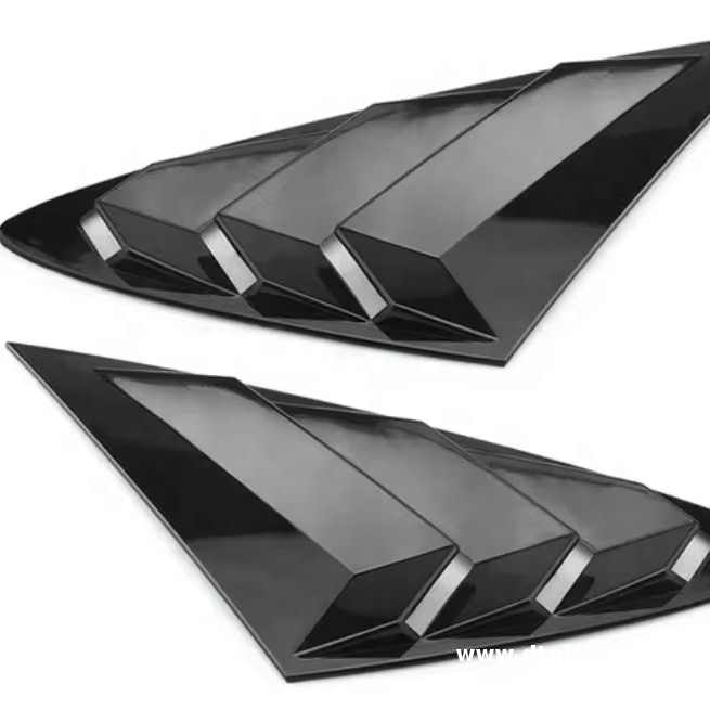 OEM Custom ABS Black Plastic Products Thermoforming for Car Window Decoration