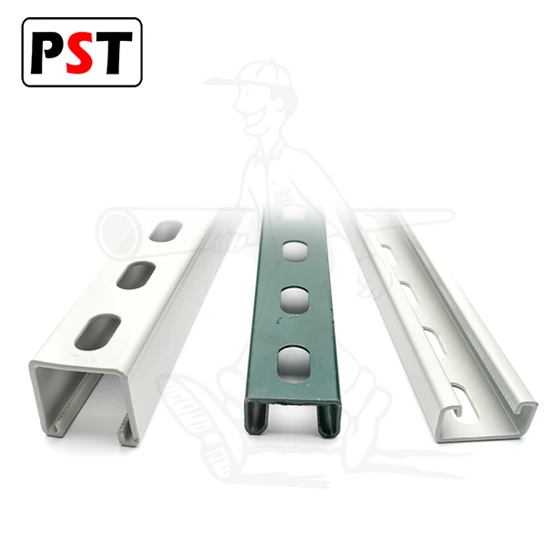 Prostrut Slotted C Channel Support System Green Pained Strut Channels