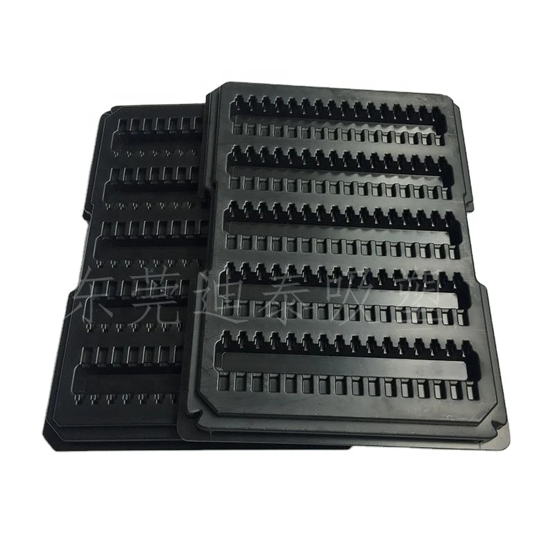 Custom Vacuum Forming Black Irregular Plastic Part Cover