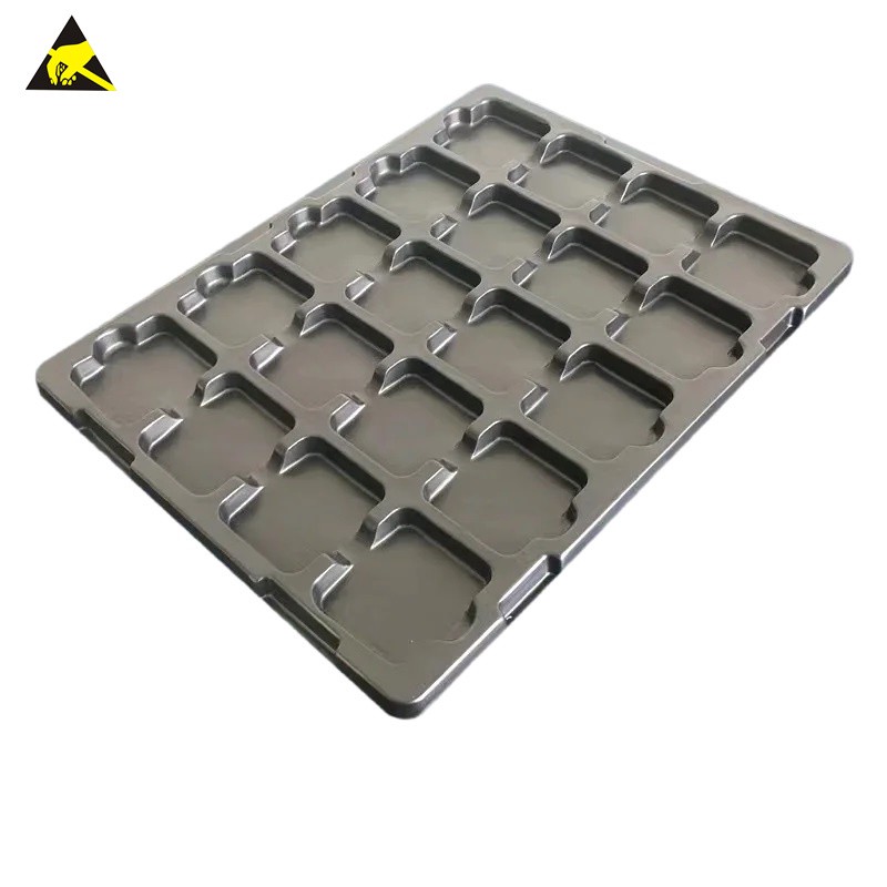 Hot Sale Safe Container Antistatic Hard Drive Box Anti Static Storage Boxes Bins Plastic Esd Tray