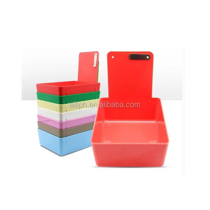 Dental Technician Plastic Work Pans with Clip