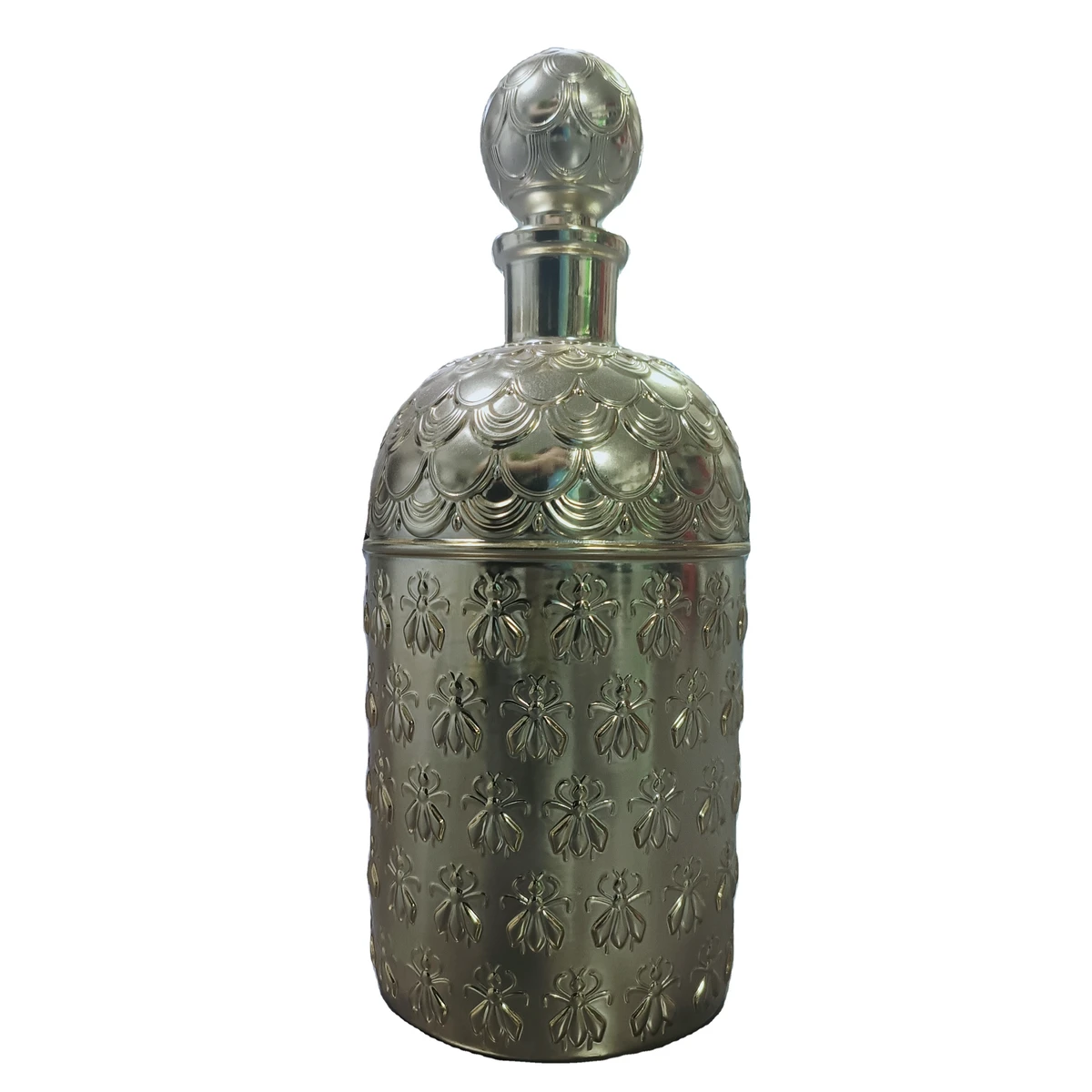 Custom Engineered High-Gloss Metallic-Look Plastic Vacuum Formed Decorative Bottle for Luxury Home Decor and Gift Packaging