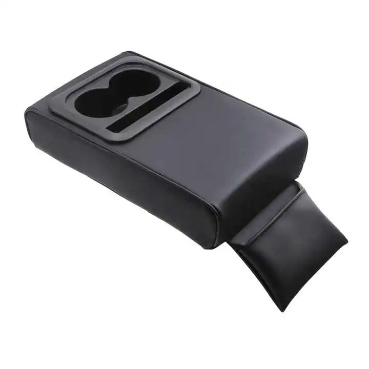 Car Armrest Box Bracket Car Armrest Raised Elbow Support Arm Cushion Cup Holder Storage Card Slot