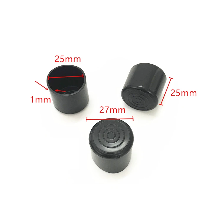 25mm PVC Reusable Fence Stand Plug Parts Desk Leg Plug American Fence Accessories Factory Direct Supply Good Quality Low Price