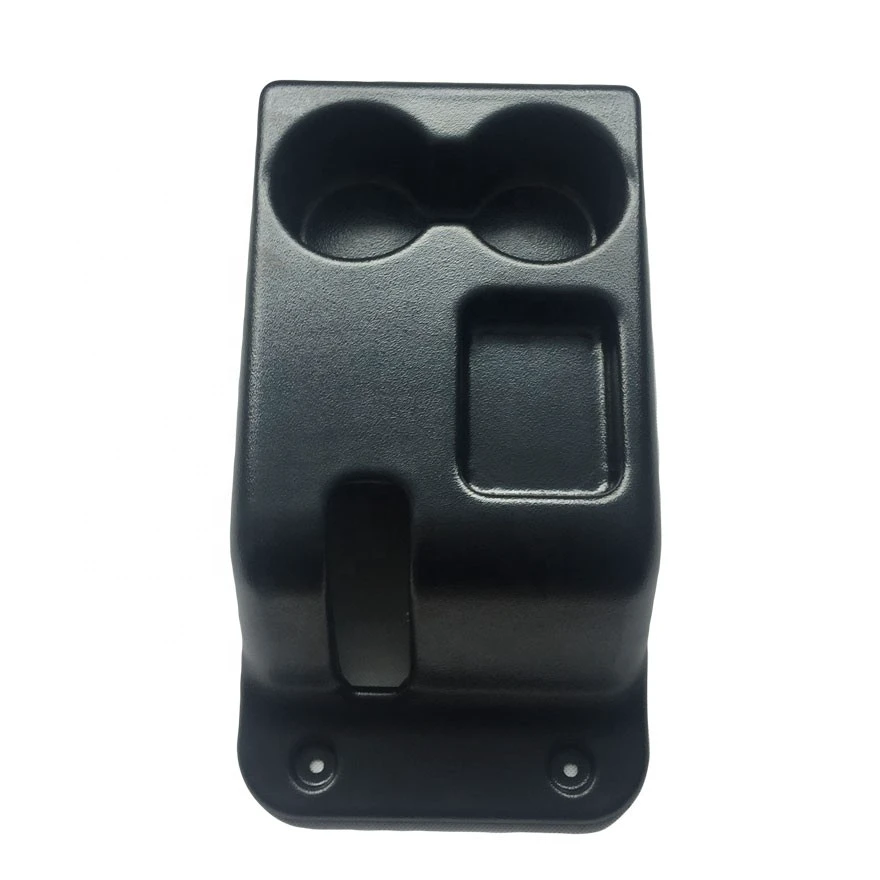 OEM Customized Design ABS Plastic Cup Holder Black Vacuum Forming Surface for Car Vehicle