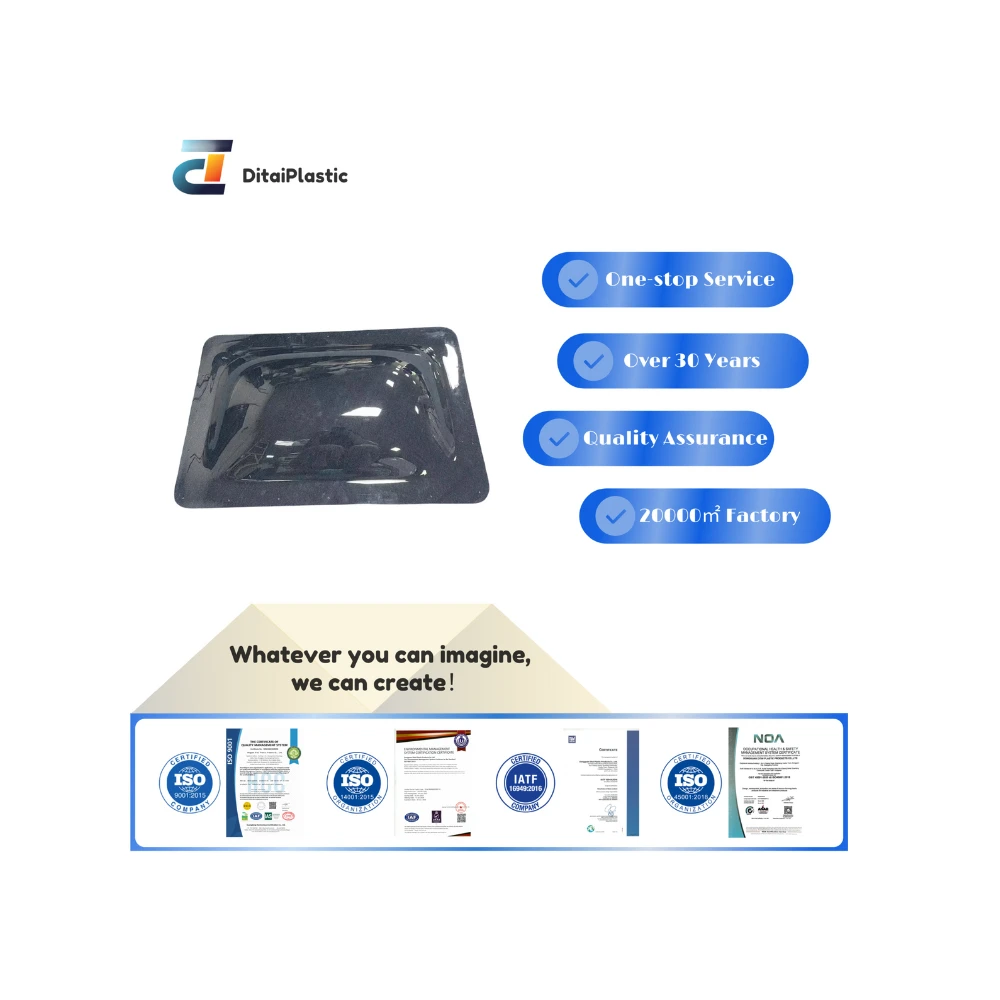 Oem Transparent Rv Sunroof Plastic Dome Thermoforming Machine Dome Vacuum Forming Cover Plastic Product Custom Vacuum Forming