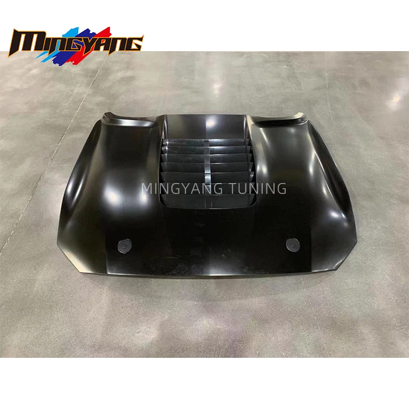 High Fitment Aluminum Plastics Hood Engine Bonnet Cover 2018-2023 for Ford Mustang GT500 Engine Hood