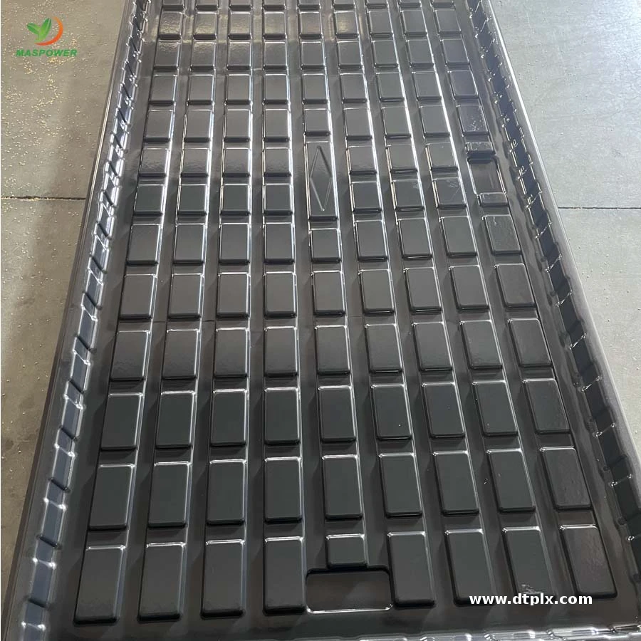 Rolling 5x10 Plastic Flood Ebb and Flow Grow Tables Trays Bench 4x8 Black for Agricultural Hydroponics System with Led Poles