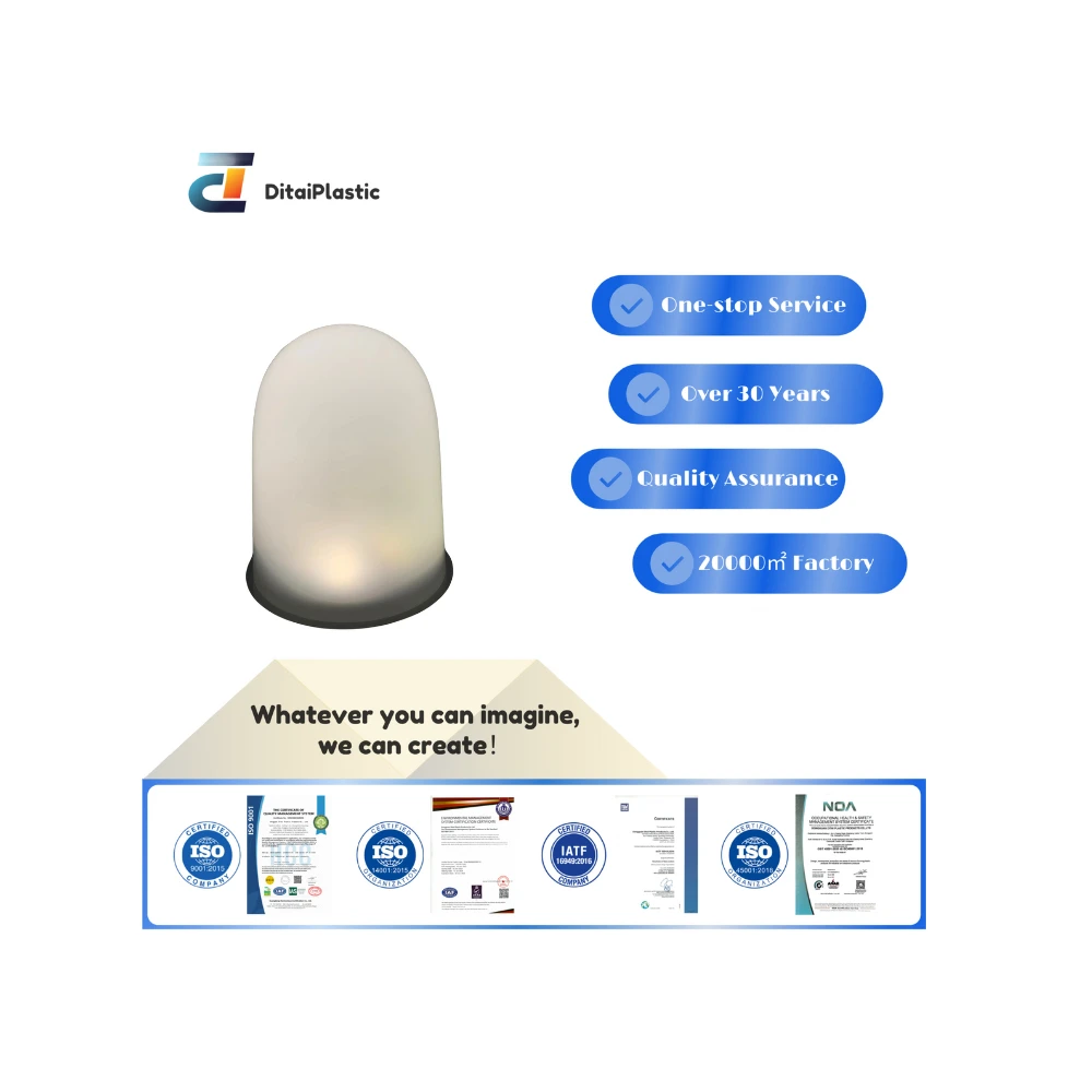 Oem Thermoforming Acrylic Lampshade Led Transparent  Vacuum Forming Lampshade Cover