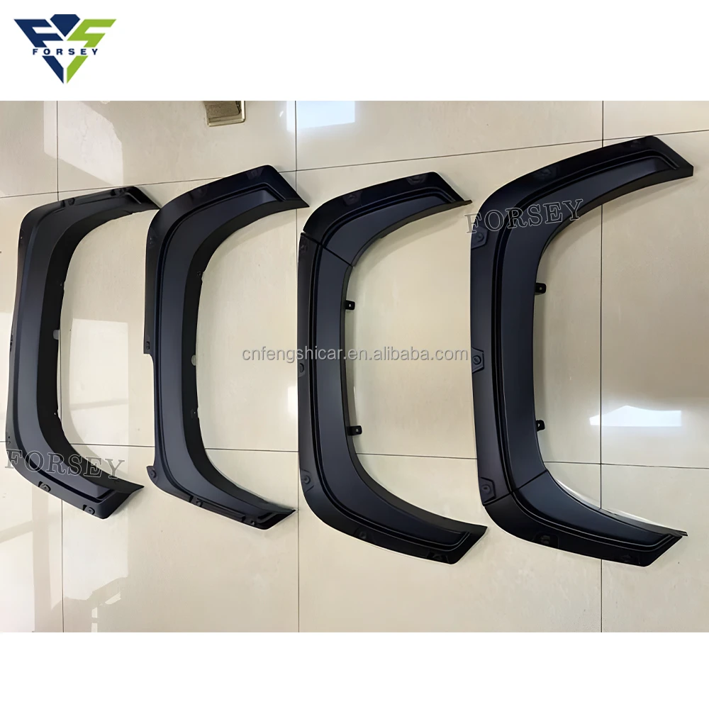 Matte Black Fender Flares for Triton L200 2024+ Wheel Arch Wheel Eyebrow Fender Flares With Decoration Bolts Bodykit Decorations