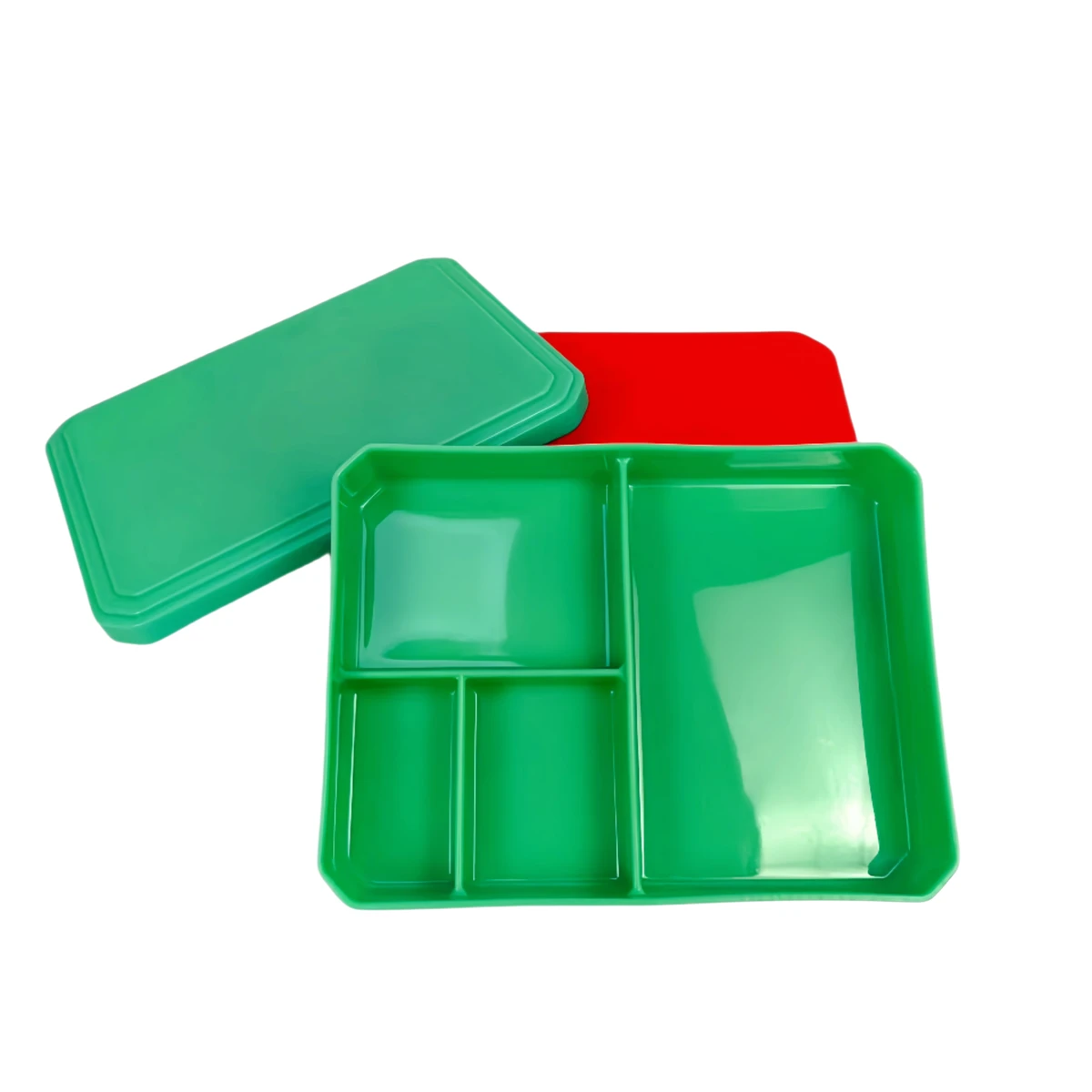 RL-01 Custom Molded Compartment PP Lunch Box   Reusable Microwaveable Bento Box