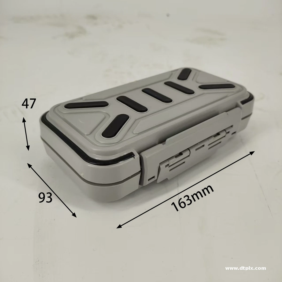 DPC004-2 Multi-function Small Hard Plastic Equipment Storage Carrying Tool Case with Small Lattice