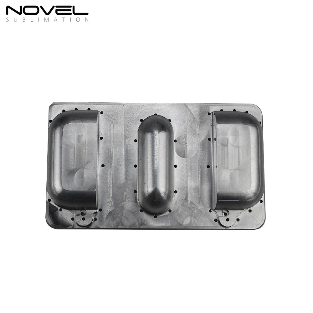 Heat Transfer Printing Mould for Airpods 1/2/3/pro Customized Metal 3D Coated Sublimation Blank Airpods Case Printing Mold